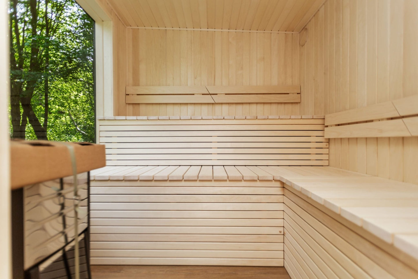 Halo Saunas Allure 4 Person Traditional Sauna - Nuovo Luxury - Outdoor Sauna