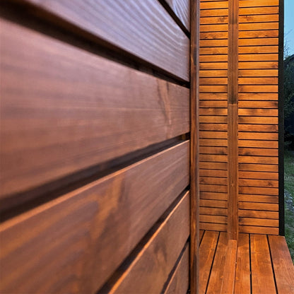 Halo Saunas Hideout 6 Person Traditional Sauna 5m - Nuovo Luxury - Outdoor Sauna