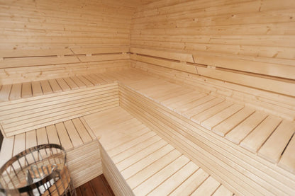 Halo Saunas Mini Sanctuary 4 - 6 Person Outdoor Sauna - Nuovo Luxury - Outdoor Sauna