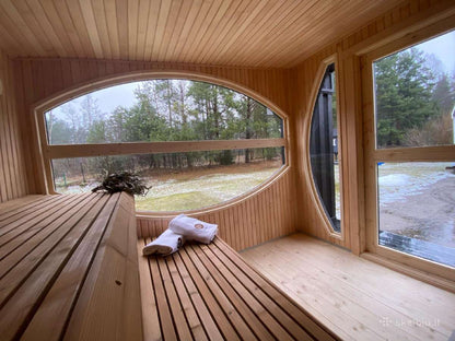 Halo Saunas Prestige Sauna | 4 Person - Nuovo Luxury - Outdoor Sauna