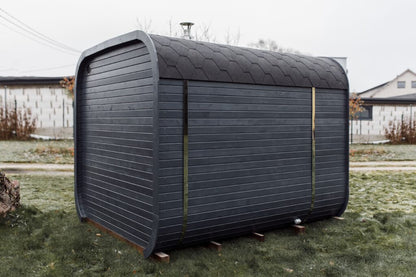 Halo Saunas Rejuvenation Quad Traditional Outdoor 4 to 6 Person Sauna - Nuovo Luxury - Outdoor Sauna