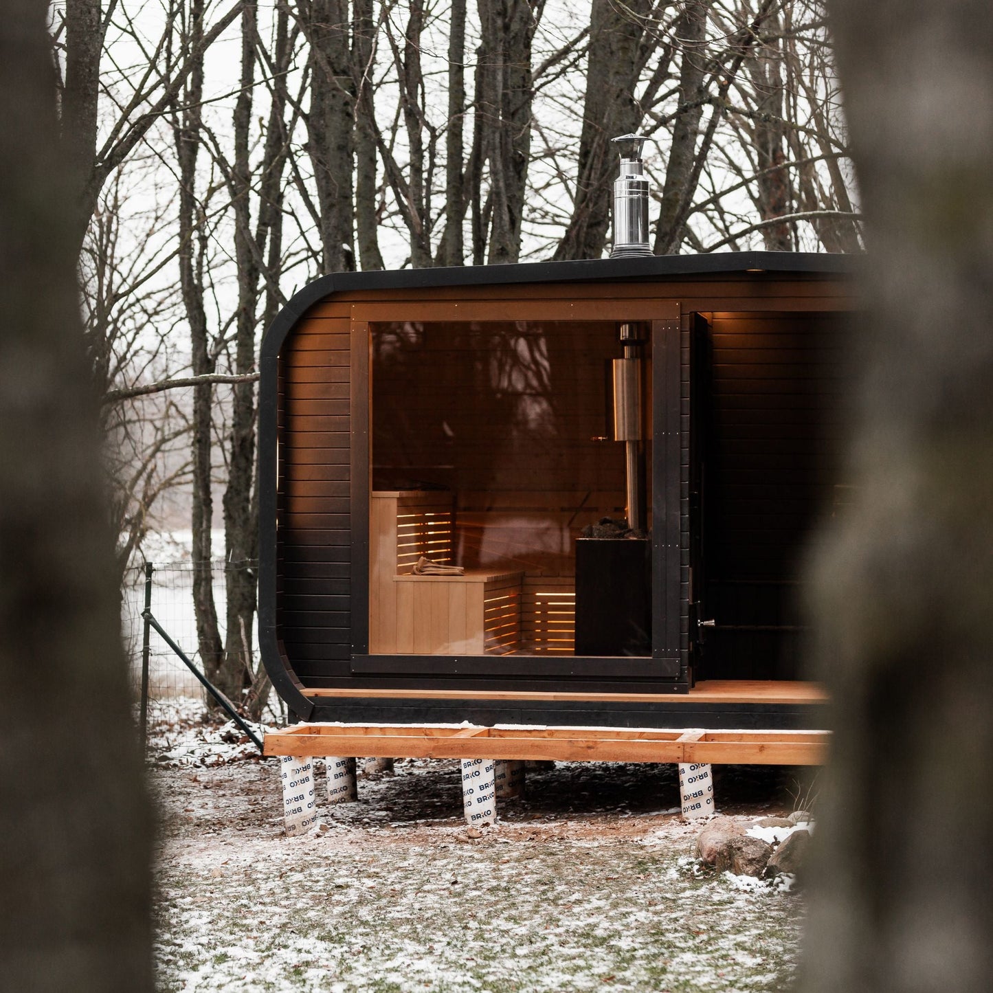 Halo Saunas Sanctuary 2 in 1 Spa Hot Tub & Sauna Combo - Nuovo Luxury - Outdoor Sauna