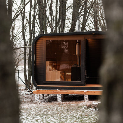 Halo Saunas Sanctuary 2 in 1 Spa Hot Tub & Sauna Combo - Nuovo Luxury - Outdoor Sauna