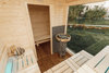 Halo Saunas Sanctuary V1 4 - 6 Person Traditional Outdoor Sauna - Nuovo Luxury - Outdoor Sauna