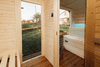 Halo Saunas Sanctuary V1 4 - 6 Person Traditional Outdoor Sauna - Nuovo Luxury - Outdoor Sauna