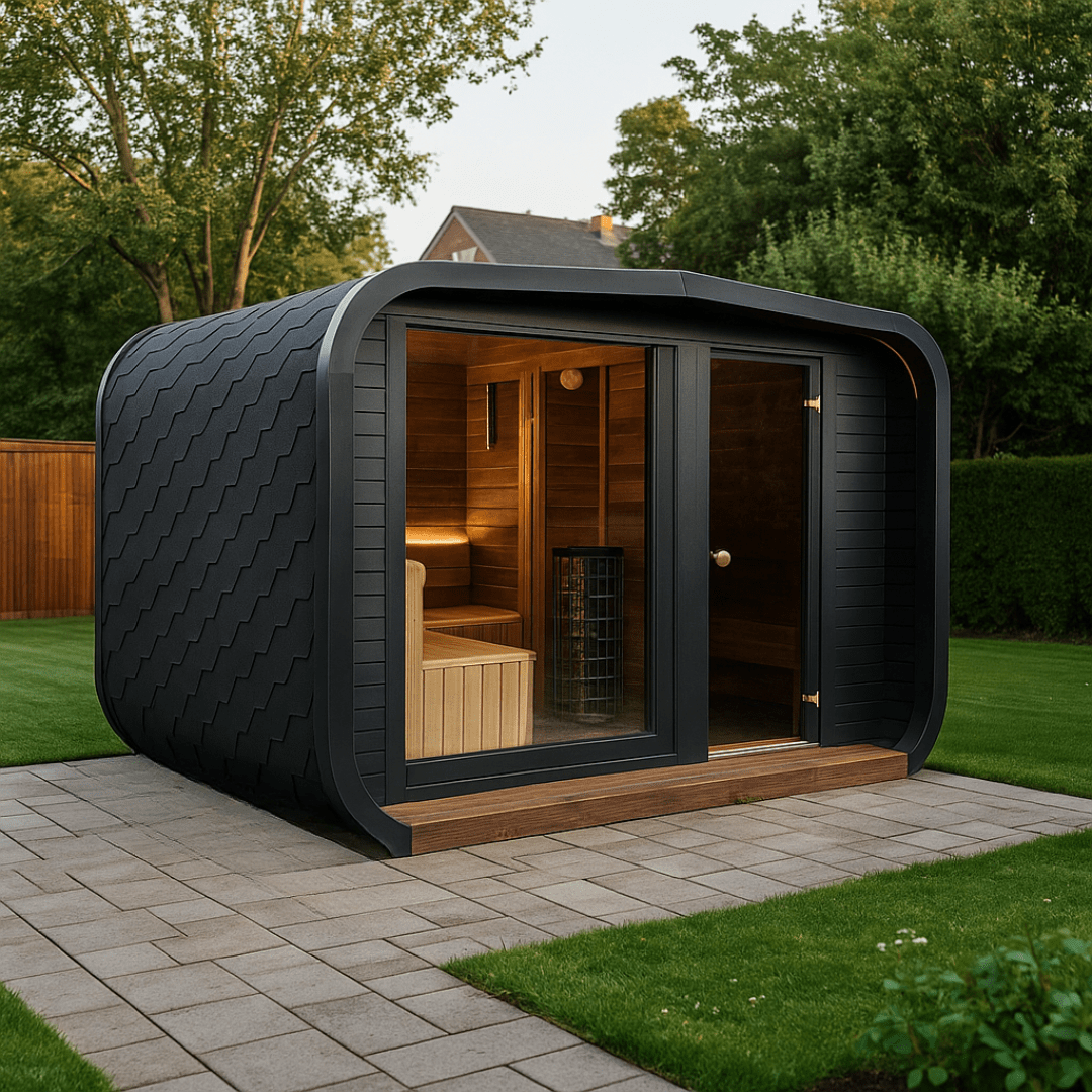 Halo Saunas Sanctuary V2 Thermo - wood Outdoor Sauna Insulated (50mm PAROC) - Nuovo Luxury - Outdoor Sauna