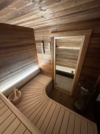 Halo Saunas Sanctuary V2 Thermo - wood Outdoor Sauna - Nuovo Luxury - Outdoor Sauna