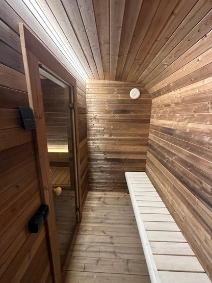 Halo Saunas Sanctuary V2 Thermo - wood Outdoor Sauna - Nuovo Luxury - Outdoor Sauna