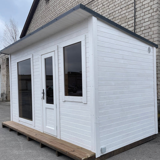 Halo Saunas The Nordic Escape Traditional Outdoor 6 Person Sauna - Nuovo Luxury - Outdoor Sauna