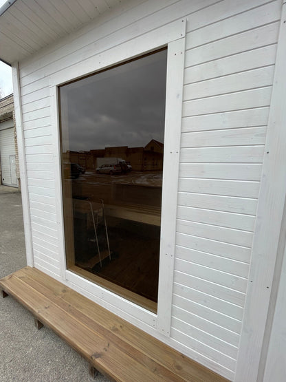 Halo Saunas The Nordic Escape Traditional Outdoor 6 Person Sauna - Nuovo Luxury - Outdoor Sauna