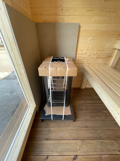 Halo Saunas The Nordic Escape Traditional Outdoor 6 Person Sauna - Nuovo Luxury - Outdoor Sauna