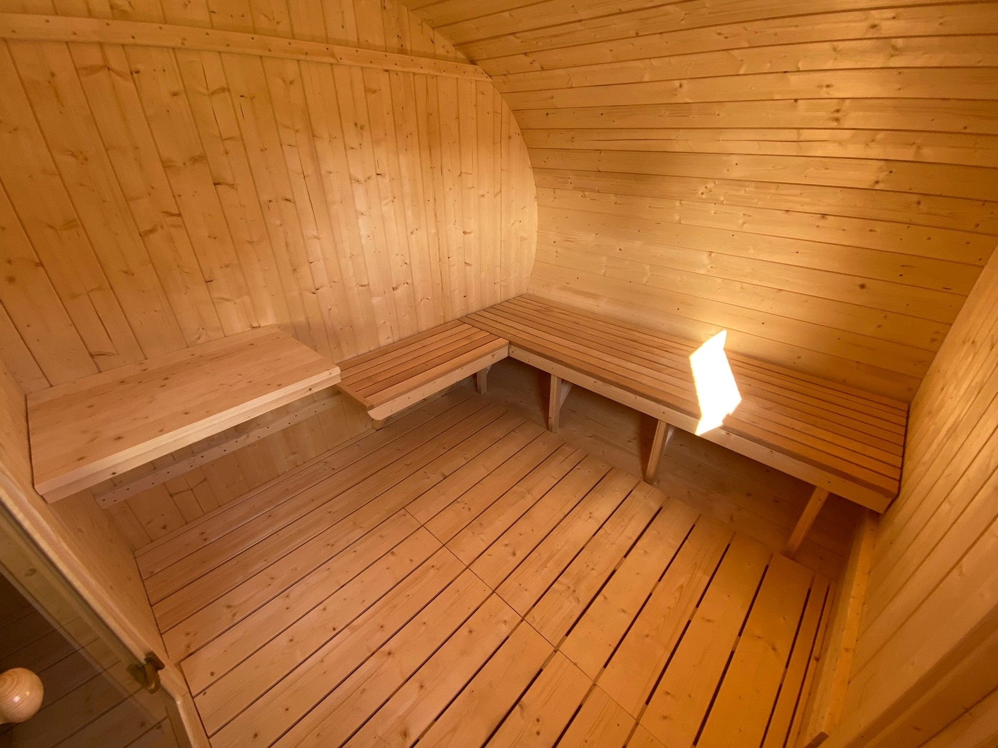 Halo Saunas Tranquil Ellipse Sauna 5m x 2.38m - Nuovo Luxury - Outdoor Sauna