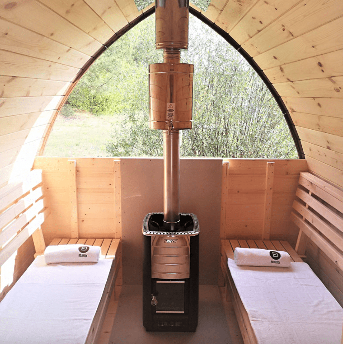 Halo Saunas Tridome Customizable Sauna - Nuovo Luxury - Outdoor Sauna