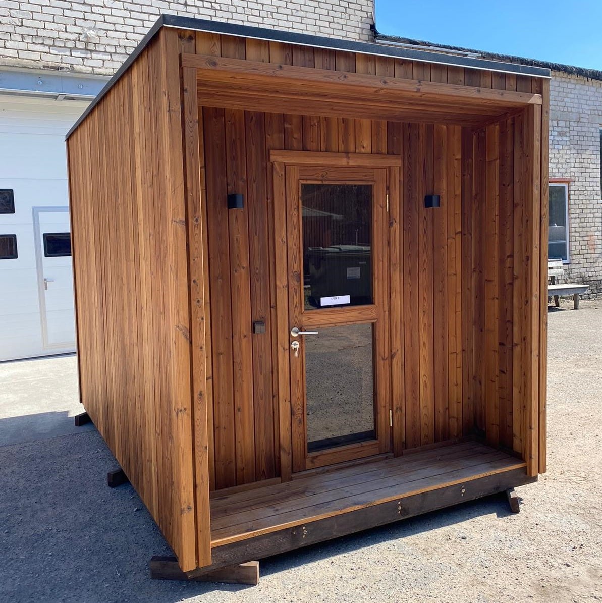 Halo Saunas Z1 Traditional Timber Frame Sauna 3.5m x 2.45m - Nuovo Luxury - Outdoor Sauna