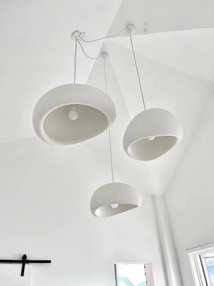 HaloStone Textured Pendant – Soft Ambient LED Lighting (1 Piece) - Nuovo Luxury - Lighting