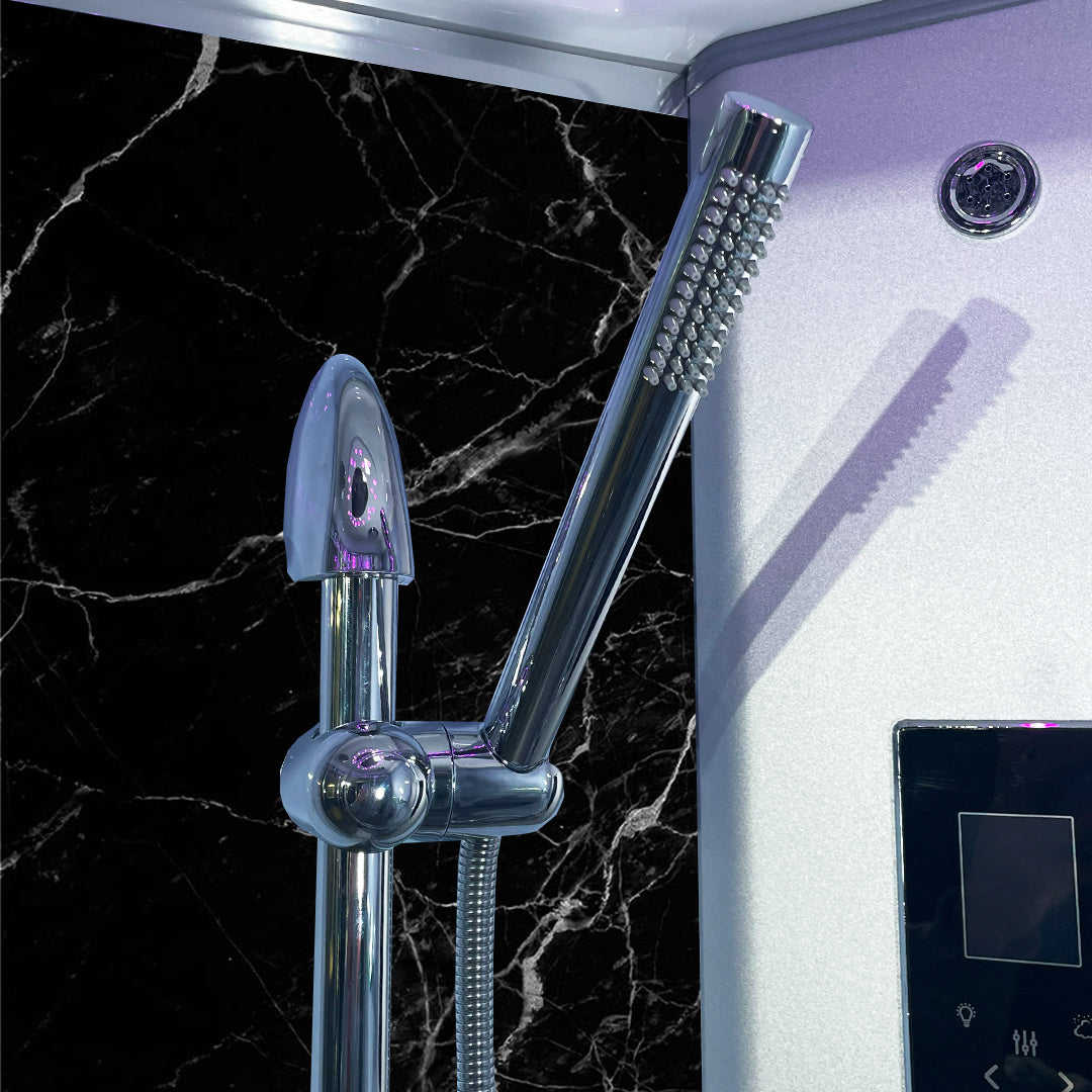 Insignia Rectangular Steam Shower - Black Marble