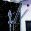 Insignia Rectangular Steam Shower - Black Marble