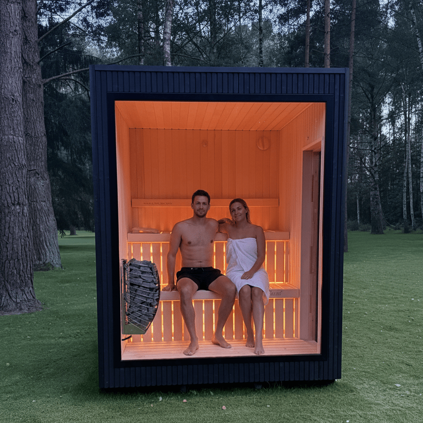 Heatwave 4 Person Sauna - Nuovo Luxury - Outdoor Sauna