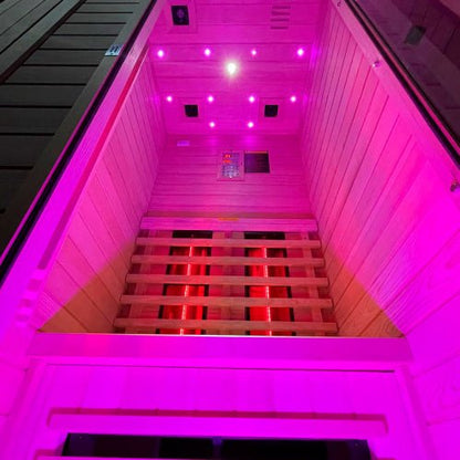 Home Infrared Sauna KY001 - 900mm x 900mm - Nuovo Luxury - Sauna & Steam Shower Cabin