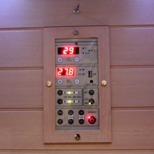 Home Infrared Sauna KY001 - 900mm x 900mm - Nuovo Luxury - Sauna & Steam Shower Cabin