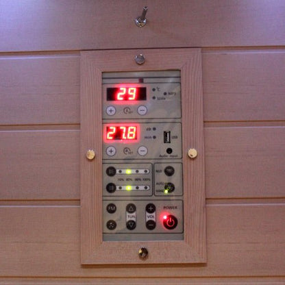 Home Infrared Sauna KY001 - 900mm x 900mm - Nuovo Luxury - Sauna & Steam Shower Cabin