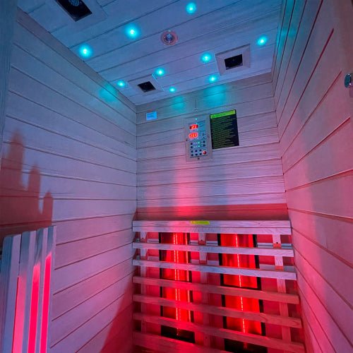 Home Infrared Sauna KY001 - 900mm x 900mm - Nuovo Luxury - Sauna & Steam Shower Cabin