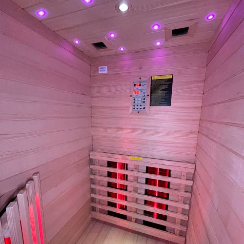 Home Infrared Sauna KY001 - 900mm x 900mm - Nuovo Luxury - Sauna & Steam Shower Cabin