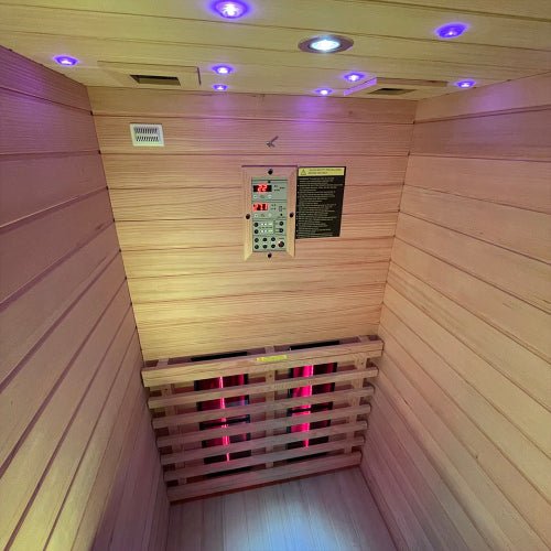 Home Infrared Sauna KY001 - 900mm x 900mm - Nuovo Luxury - Sauna & Steam Shower Cabin