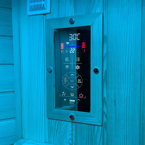 Home Infrared Sauna KY003 - 1000mm x 1000mm - Nuovo Luxury - Sauna & Steam Shower Cabin
