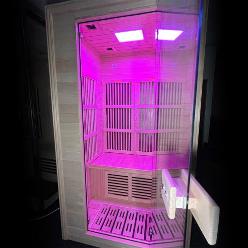 Home Infrared Sauna KY004 - 900mm x 900mm - Nuovo Luxury - Indoor Infrared Sauna