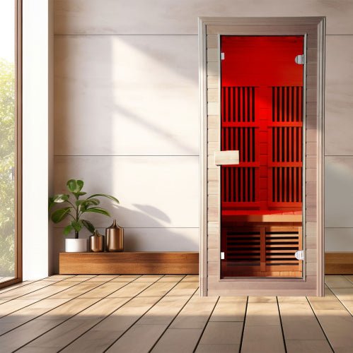 Home Infrared Sauna KY004 - 900mm x 900mm - Nuovo Luxury - Indoor Infrared Sauna