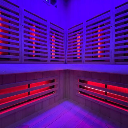 Home Infrared Sauna KY006 - 1300mm x 1300mm - Nuovo Luxury - Indoor Infrared Sauna