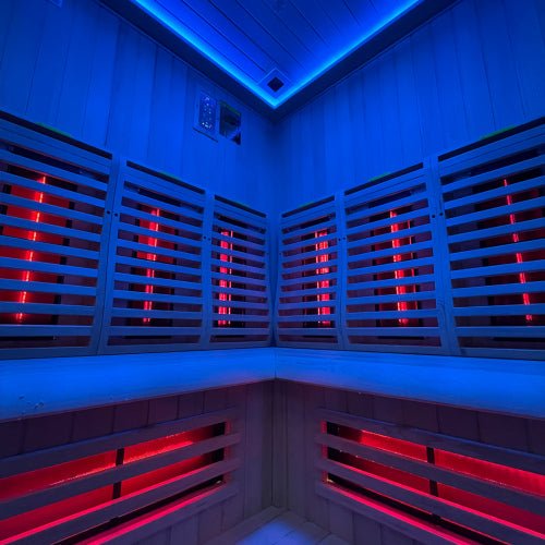 Home Infrared Sauna KY006 - 1300mm x 1300mm - Nuovo Luxury - Indoor Infrared Sauna
