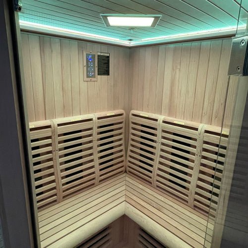 Home Infrared Sauna KY006 - 1300mm x 1300mm - Nuovo Luxury - Indoor Infrared Sauna