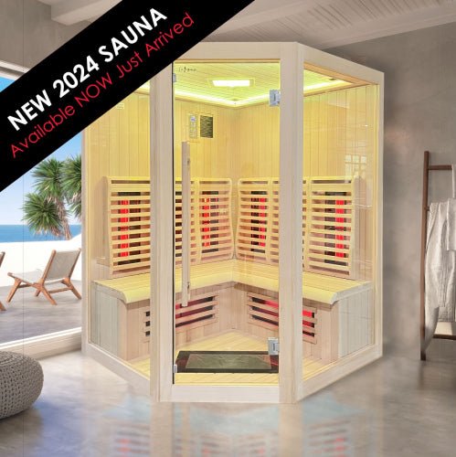Home Infrared Sauna KY007 - 1500mm x 1500mm - Nuovo Luxury - Indoor Infrared Sauna