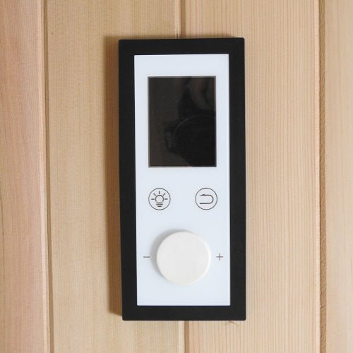 Hybrid Outdoor 2 - Person Sauna w/ Bluetooth Speakers - Nuovo Luxury - Outdoor Sauna