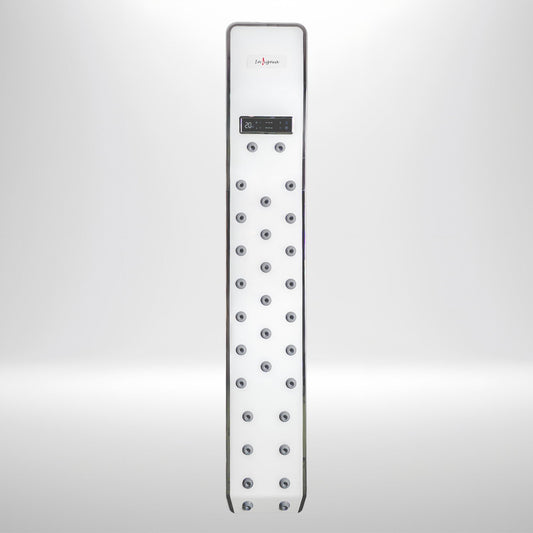 Insignia Body Dryer front view with digital display and 30 air diffusers