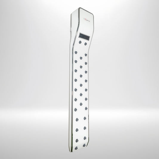 Insignia Body Dryer in high gloss white, side view