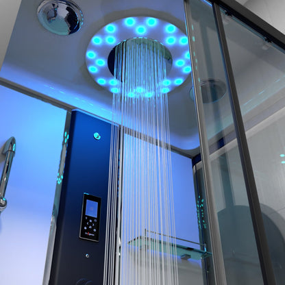 Insignia Monochrome Rectangle Steam Shower - Nuovo Luxury - Steam Shower