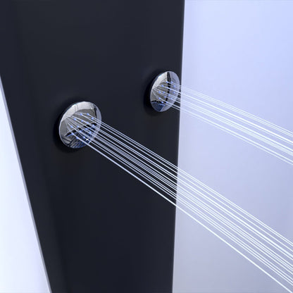 Insignia Monochrome Rectangle Steam Shower - Nuovo Luxury - Steam Shower