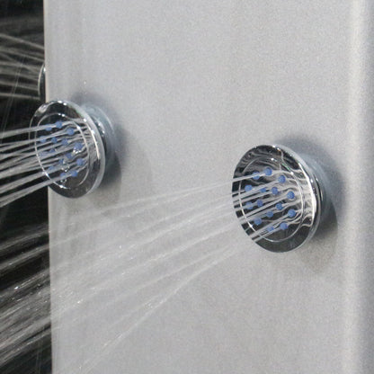 Insignia Platinum Shower Cabin 1000x1000mm - Black Frame/Clear Glass - Nuovo Luxury - Steam Shower Bath