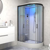 Insignia Platinum Shower Cabin 1200x800mm - Black Frame/Left Hand - Nuovo Luxury - Sauna & Steam Shower Cabin