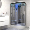 Insignia Platinum Shower Cabin 1200x800mm - Black Frame/Left Hand - Nuovo Luxury - Sauna & Steam Shower Cabin
