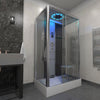 Insignia Platinum Steam Shower 1150x850mm - Chrome Frame - Nuovo Luxury - Steam Shower Bath