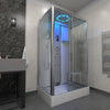 Insignia Platinum Steam Shower 1150x850mm - Chrome Frame - Nuovo Luxury - Steam Shower Bath