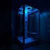 Insignia Platinum Steam Shower 1150x850mm - Chrome Frame - Nuovo Luxury - Steam Shower Bath