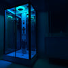 Insignia Premium Shower Cabin 1050x850mm - Chrome Frame - Nuovo Luxury - Steam Shower Bath