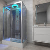Insignia Premium Shower Cabin 1050x850mm - Chrome Frame - Nuovo Luxury - Steam Shower Bath