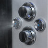 Insignia Premium Steam Shower 800x800mm - Black Frame/Clear Glass - Nuovo Luxury - Steam Shower Bath