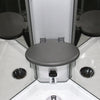 Insignia Premium Steam Shower 800x800mm - Black Frame/Clear Glass - Nuovo Luxury - Steam Shower Bath